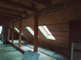 Kristaps M. - darbu piemēri: 240m2 mansarda stāva izbūve un siltināšana ar ekovati - foto Nr.4