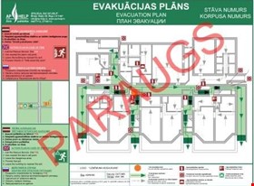 AP-HELP komanda - примеры работ: Evakuācijas plāna izstrāde - фото №1
