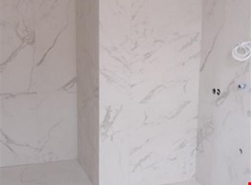 SIA DARAMVISU  - примеры работ: Flīzēšana keramogranits, marmors, 45° leņķi  - фото №1