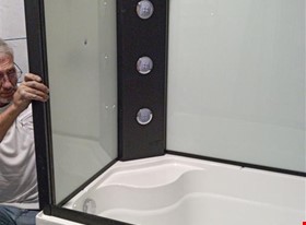 SIA DARAMVISU  - примеры работ: Flīzēšana keramogranits, marmors, 45° leņķi  - фото №9