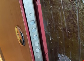Sergejs - примеры работ: металлическая дверь после взлома - фото №3