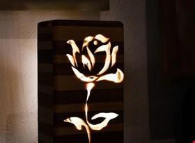 Valdis Bambulis - darbu piemēri: Koka lampas - foto Nr.3