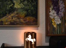 Valdis Bambulis - darbu piemēri: Koka lampas - foto Nr.2