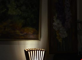 Valdis Bambulis - darbu piemēri: Koka lampas - foto Nr.5