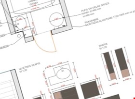 Beatrise Lūse - darbu piemēri: Mini vannas istaba - no kā sastāv realizacijai sagatavots projekts - foto Nr.8
