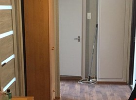 Mikus K. - darbu piemēri: Koridora remonts tipveida deviņstāvu ēkā, Purvciems, Rīga. - foto Nr.2