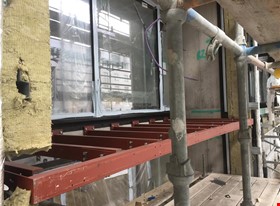 Mikus K. - darbu piemēri: Balkona metāla konstrukciju uzstādīšana. - foto Nr.2