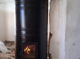 Raitis - darbu piemēri: Krāsnis, plītis, apaļās krāsnis un kamīni - foto Nr.17