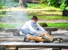 Atis Sīlis - darbu piemēri: Korporatīvs pasākums senlatviešu stilā - Reiņa trase, Siguldā - foto Nr.9