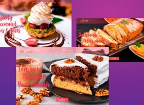 Creative Brain - примеры работ: Website Sweet Food - фото №6