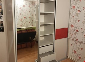 Arturs Millers - примеры работ: Iebīvēts sienas skapis ar vienu fasādes bortu. - фото №2