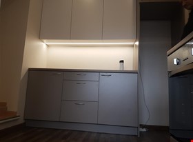 Arturs Millers - darbu piemēri: Divu zonu virtuve privātmājā - foto Nr.2