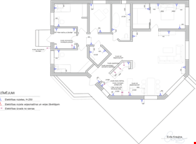 Evita K. - darbu piemēri: Elektrības plāns - foto Nr.2