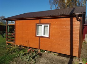 Māris V. - darbu piemēri: Koka karkasa vasarnīca 52m2 - foto Nr.2