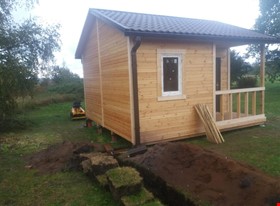 Māris V. - примеры работ: Koka karkasa vasarnīca 25m2 - фото №2