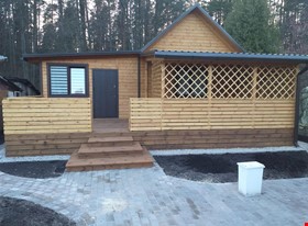 Māris V. - примеры работ: Koka karkasa vasarnīca 49m2 + terase 27m2 - фото №1