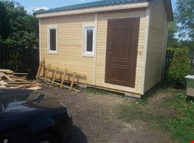 Māris V. - darbu piemēri: Maza koka karkasa vasarnīca 14m2 - foto Nr.2