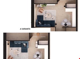 Inese - примеры работ: Demo dzīvokļa interjers Variants Nr.1 - фото №8