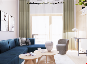 Inese - darbu piemēri: Demo dzīvokļa interjers Variants Nr.2 - foto Nr.1