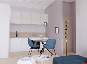 Inese - darbu piemēri: Demo dzīvokļa interjers Variants Nr.2 - foto Nr.5