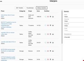 Inese - darbu piemēri: Demo dzīvokļa interjers Variants Nr.2 - foto Nr.6