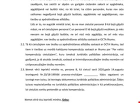 Jānis U. - darbu piemēri: Sūdzība prokuroram par prettiesiska VP izmeklētāja lēmuma atcelšanu - foto Nr.3