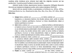 Jānis U. - darbu piemēri: PARAUGS - Prasības pieteikums par kopīpašuma izbeigšanu - foto Nr.3